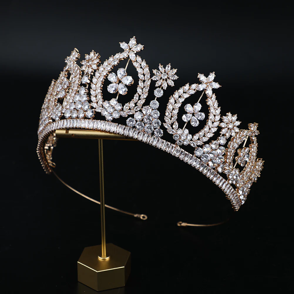 WREATH BLOSSOM TIARA CROWN - Image 5